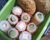 スライスチーズDEチーズちくわ作り方8写真
