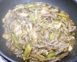 簡単！牛肉と舞茸の醤油煮作り方3写真