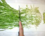 水菜と卵の炒め物♪簡単材料2つ作り方2写真