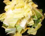 鶏がらの素で簡単！白菜としめじの卵炒め作り方4写真