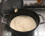 ストウブ 炊飯 IH staub 無洗米作り方1写真