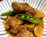 甘めダレ♫スペアリブと大根の簡単煮作り方5写真