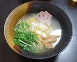 旨味が抜群！鯛・鶏・豚の塩らーめん作り方18写真