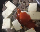 豆腐と砂肝のチリソース炒め作り方4写真