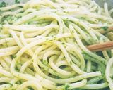 プチトマトと自家製バジルソースのパスタ作り方5写真