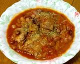 鳥もも肉とミックスビーンズのトマト煮作り方10写真