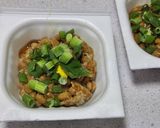 食欲なくても朝から元気に納豆粥作り方1写真