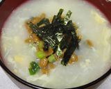 食欲なくても朝から元気に納豆粥作り方3写真