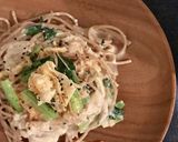 酒粕ホワイトソースの小松菜スパゲッティ作り方6写真