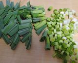 葉にんにくで薬味を作ろう作り方1写真
