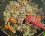 ヤーコン鶏肉ナッツ炒め作り方7写真