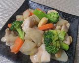 ヤーコン鶏肉ナッツ炒め作り方10写真