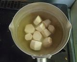 ヤーコン・里芋といかの煮もの作り方2写真