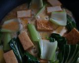 青梗菜と厚揚げのふわとろ卵作り方6写真