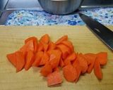 志布志産さつま芋とひじきを使った煮物作り方1写真