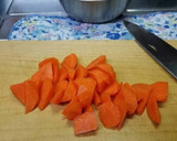 志布志産さつま芋とひじきを使った煮物作り方1写真