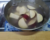 志布志産さつま芋とひじきを使った煮物作り方3写真