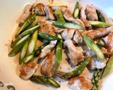 鶏むね肉とアスパラのオイスター炒め作り方4写真