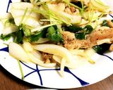 新玉ねぎとせせりの春炒め作り方4写真