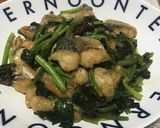 さばのほうれん草炒め作り方6写真