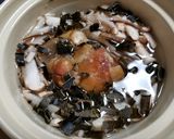 シャク入りなべ焼きキノコうどん作り方4写真