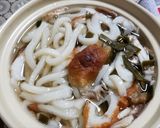 シャク入りなべ焼きキノコうどん作り方6写真