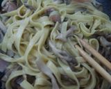 舞茸とベーコン入りきのこのポタージュ麺作り方6写真