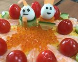 ケーキの型でおひなさま寿司作り方13写真