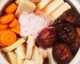 土鍋で簡単！高野豆腐とたけのこの煮物作り方7写真