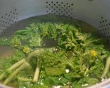 ＊菜花とあさりのペペロンチーノ＊作り方4写真
