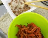 人参と納豆の胡麻味噌あえ作り方4写真