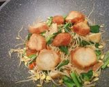 ふきのとうと菜の花の油麩入りチャンプル作り方11写真