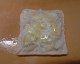 簡単朝食昼食　新玉ねぎたっぷりトースト作り方4写真