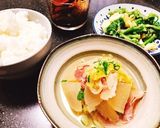 生ハムと白菜と大根の旨煮♪作り方7写真