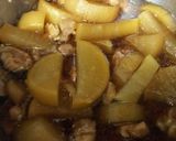 とりもも肉と大根の甘辛煮（改良版）作り方3写真