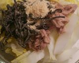 簡単！！白菜とツナのレンジ蒸し作り方3写真