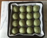 よもぎのちぎりあんぱん作り方7写真