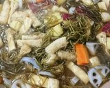 簡単☆常備菜にサツマイモと切り昆布の煮物作り方3写真