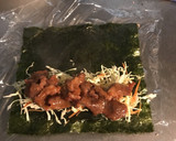 焼肉de裏巻き寿司風作り方3写真