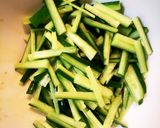 混ぜるだけ簡単！きゅうりとチキンのサラダ作り方4写真