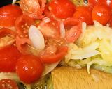 プチトマト＆オニオンのトマトソースパスタ作り方3写真