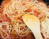 プチトマト＆オニオンのトマトソースパスタ作り方4写真