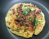 ほろ甘&ほろ苦♥ホタルイカのお好み焼き作り方5写真
