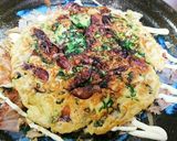 ほろ甘&ほろ苦♥ホタルイカのお好み焼き作り方8写真
