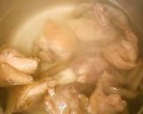 もも肉とごぼうのすき煮作り方1写真