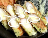 竹輪チーズ磯辺揚げ 桜海老のかき揚げ作り方5写真