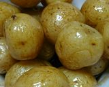 新じゃが…小芋の煮っころがし(o^^o)作り方4写真