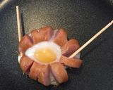 お弁当に お花のウインナー作り方9写真