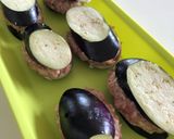 なすのひき肉はさみ焼きカレー風味!作り方4写真