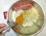 カレーチーズハンバーグ♪簡単作り方5写真